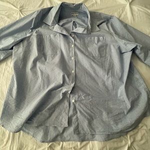 Glitter stripped Blue Blousr